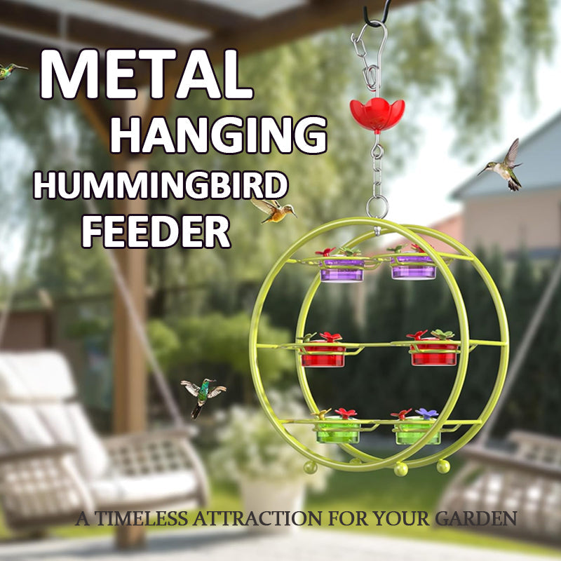 🐦Metal Hanging Hummingbird Feeder