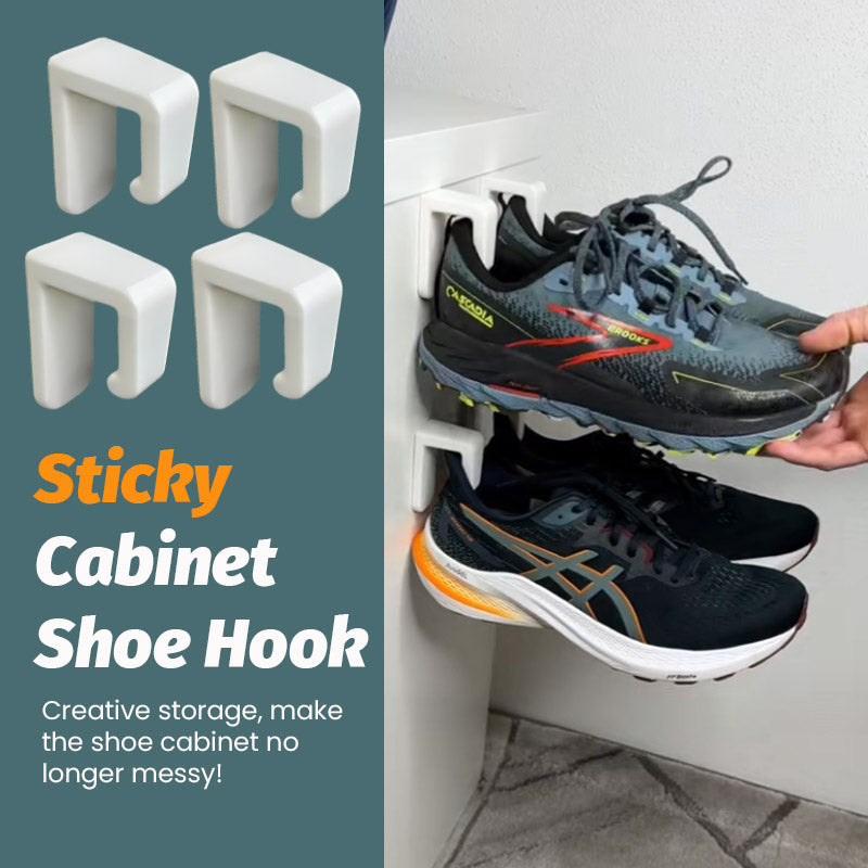 Wall shoe storage display rack