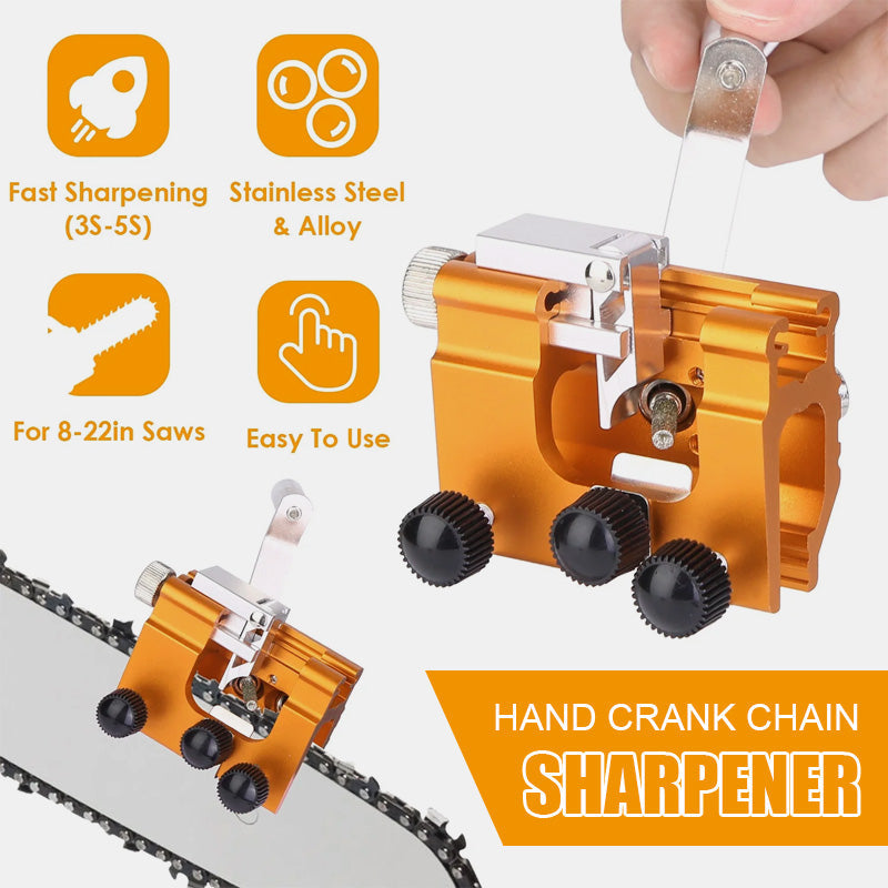 Hand Crank Chain Sharpener