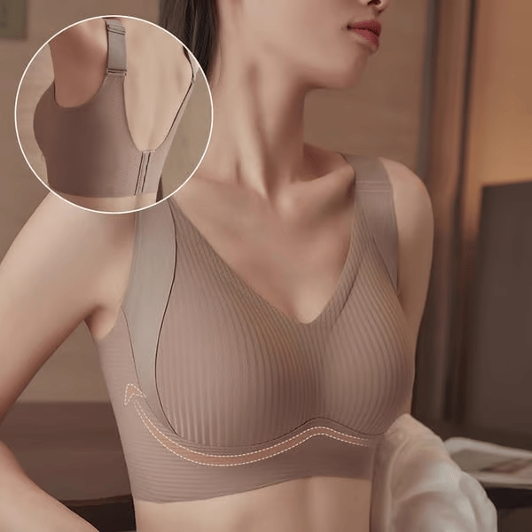 šBuy 1, get 3 packsš„Ribbed knit bra with adjustable straps for women