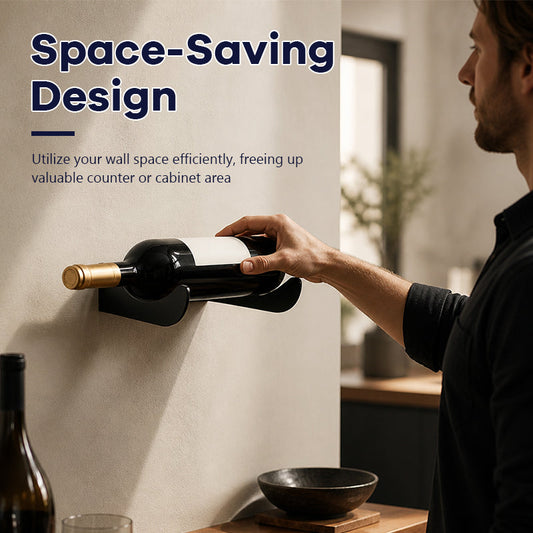 Wall-Mounted Wine Rack