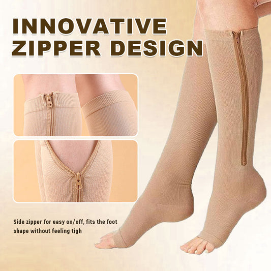 🏃♂️ Sports Zipper Socks – Comfort, Support & Easy On/Off