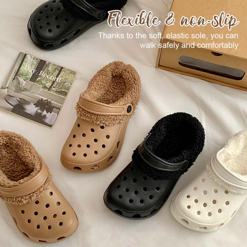 Winter Warm Shoes With Fleece Lining