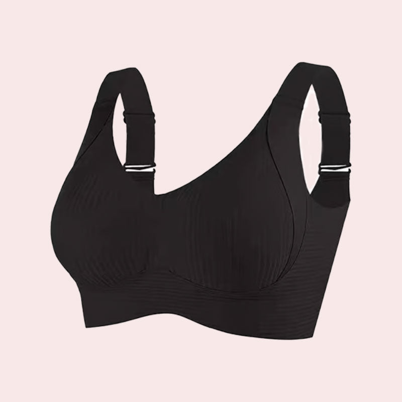šBuy 1, get 3 packsš„Ribbed knit bra with adjustable straps for women