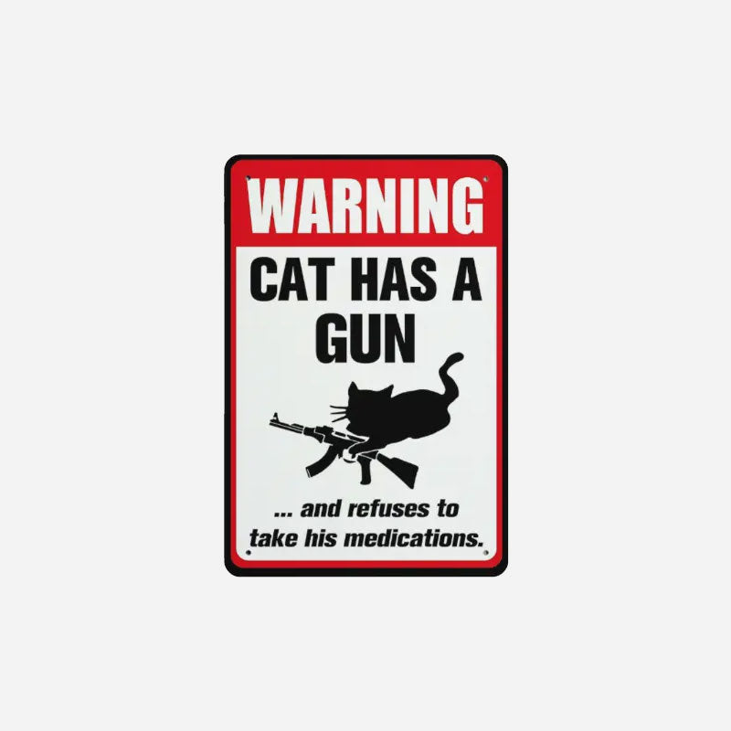 "Guard Dog" Humorous Warning Sign ๐ถ โ Give Your Neighbors Something to Talk About