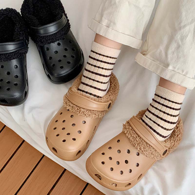 Winter Warm Shoes With Fleece Lining