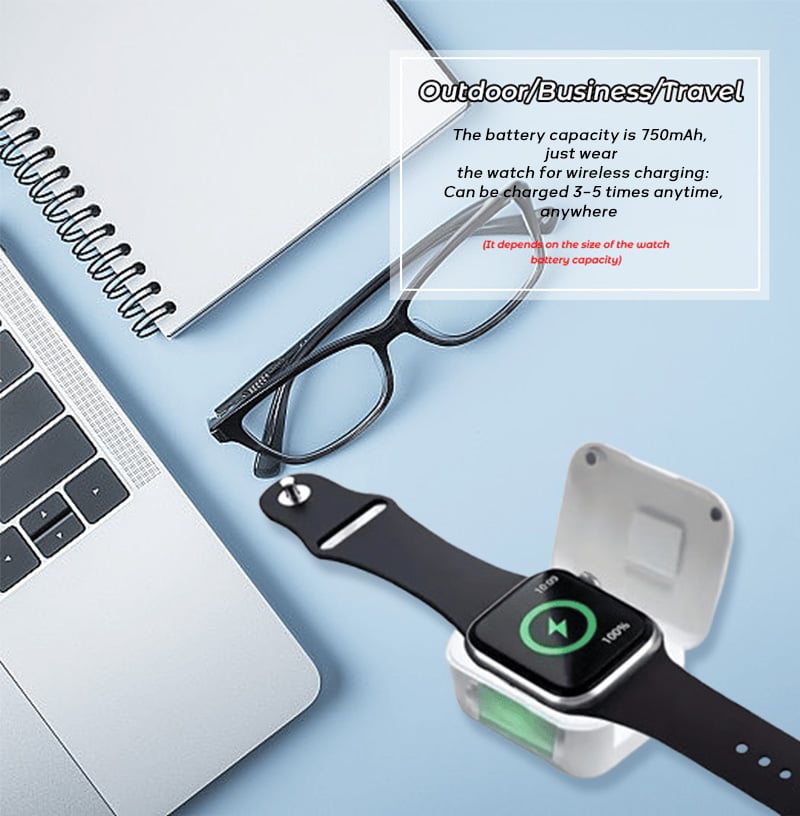 Portable Watch Wireless Charging Bank