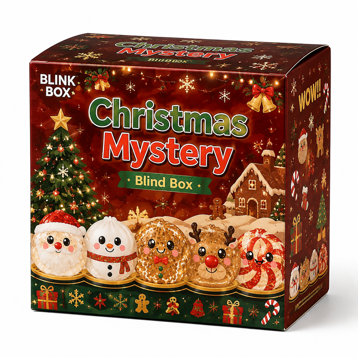 🎄🎅Christmas Squishy Dumplings Mystery Blind Box🎉New Release‑Limited Time Pick‑Your‑Character Sale🎉