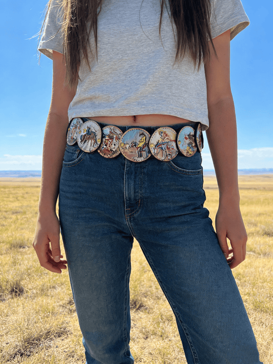 🔥LAST DAY SALE -- 🤠Charles Russell–Inspired Genuine Leather Belt