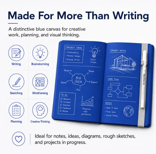 🎨 Not Your Ordinary Notebook – Think, Write & Create Differently