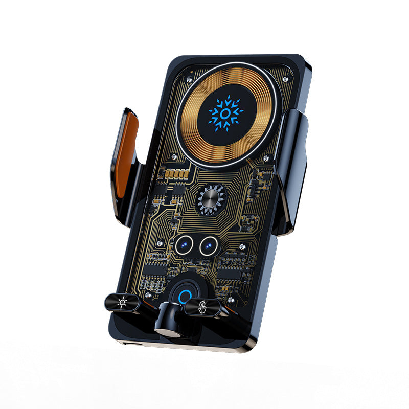 ✨2-in-1 Smart Car Phone Holder With Swivel Function And Wireless Charger