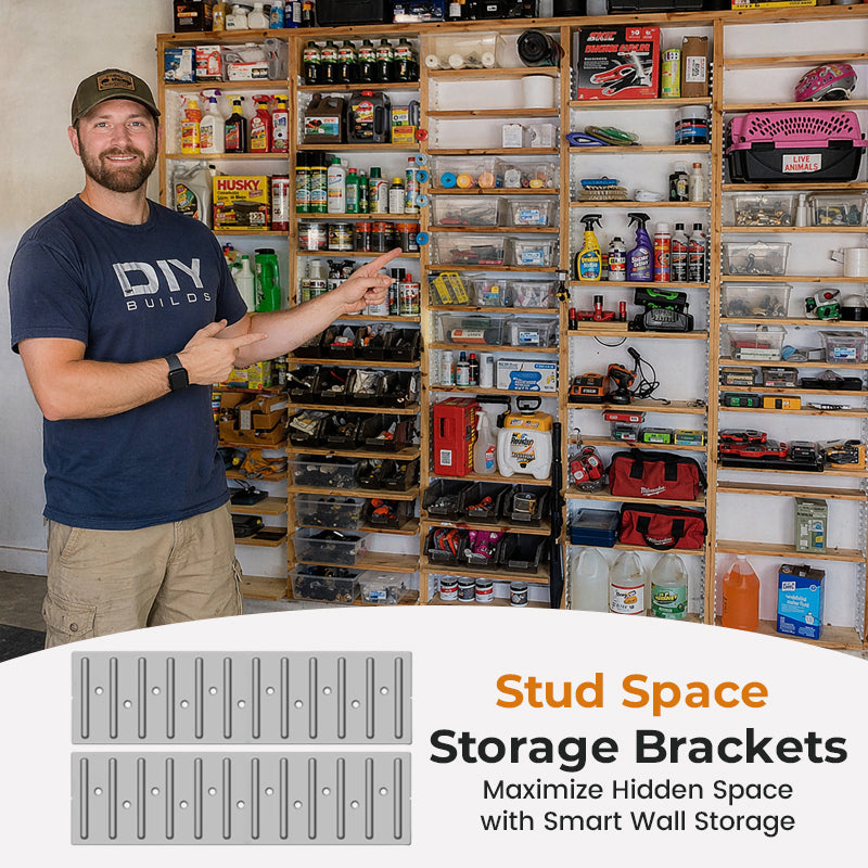 Stud Space Storage Brackets