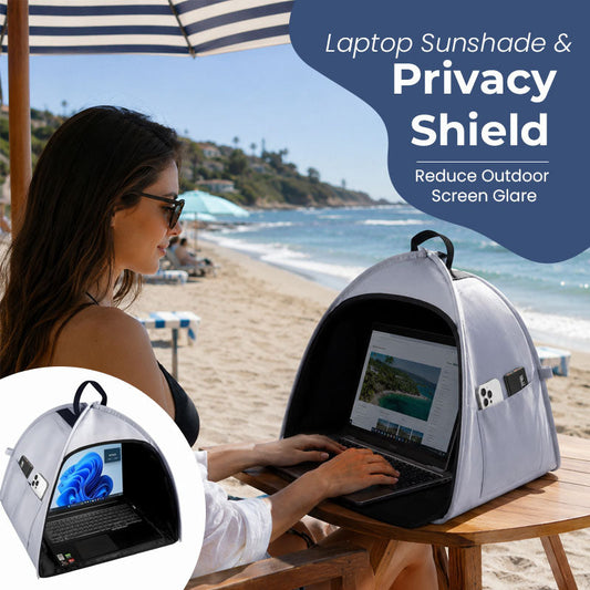 💻☀️ Laptop Sun Shade & Privacy Shield