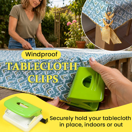 🍽️ Windproof Tablecloth Clips – Keep Your Tablecloth Secure Indoors & Outdoors