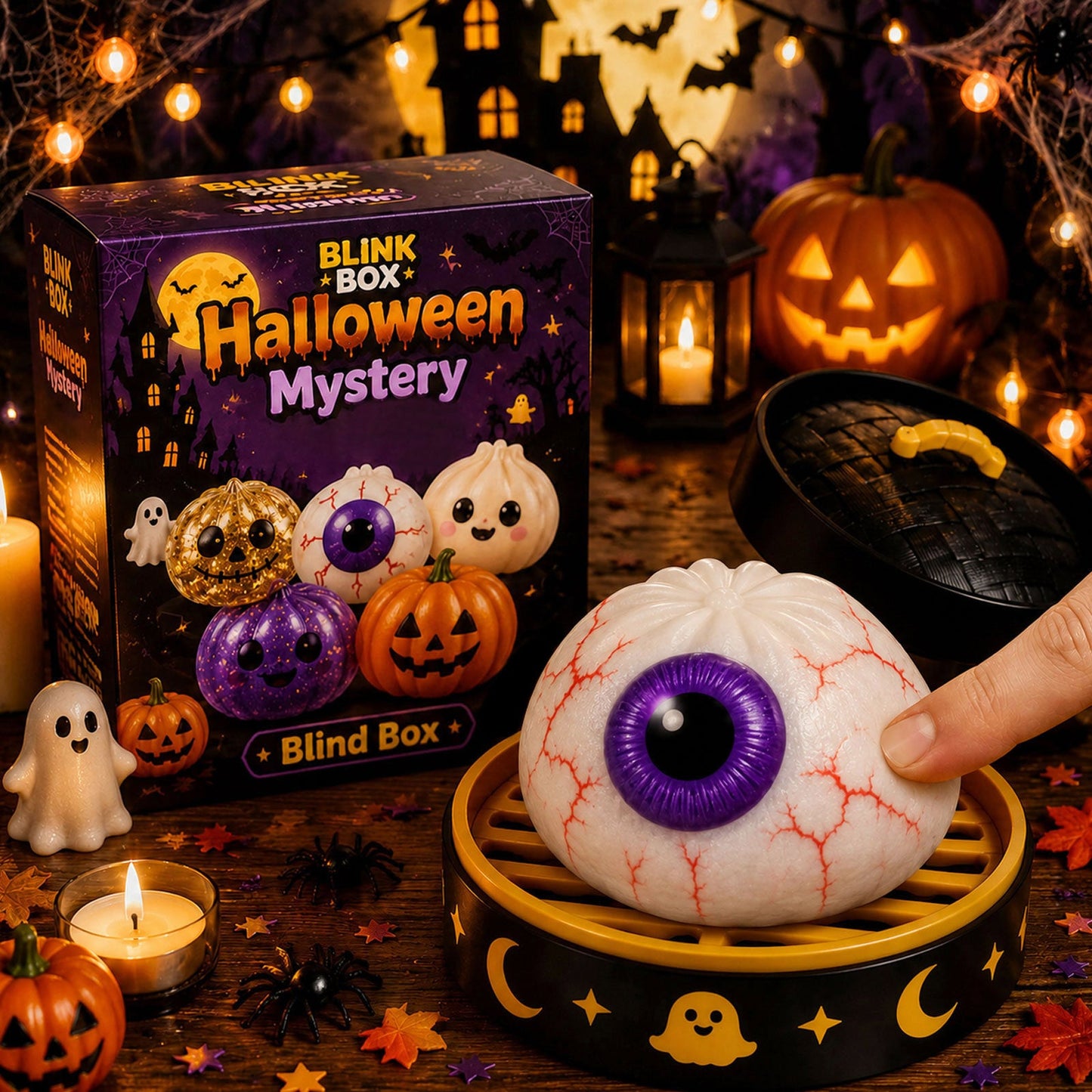 🎃 Halloween Dumpling Squeeze Squishy Toy（Non-Blind Box）