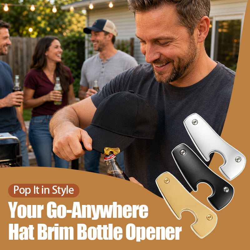 Hat Brim Bottle Opener Clip