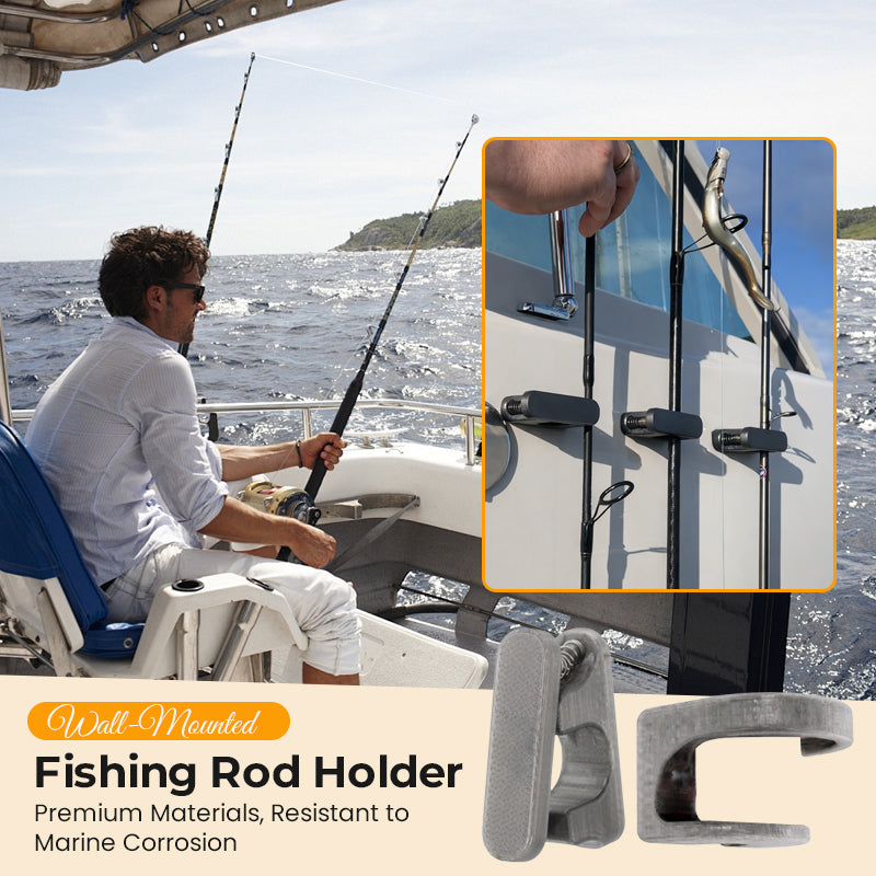Wall Mounted Fishing Rod Holder