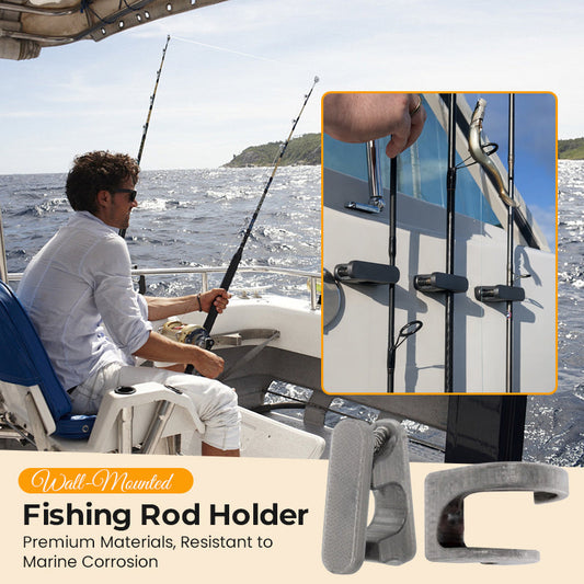 Wall Mounted Fishing Rod Holder