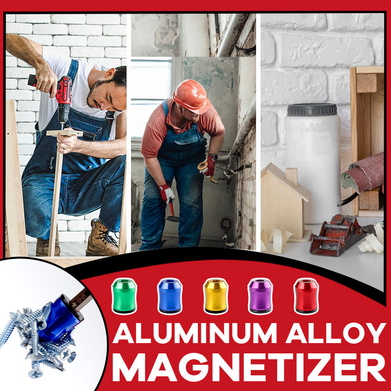 🧲 [Essential Tool] Aluminum Alloy Magnetic Screw Ring🛠️✨