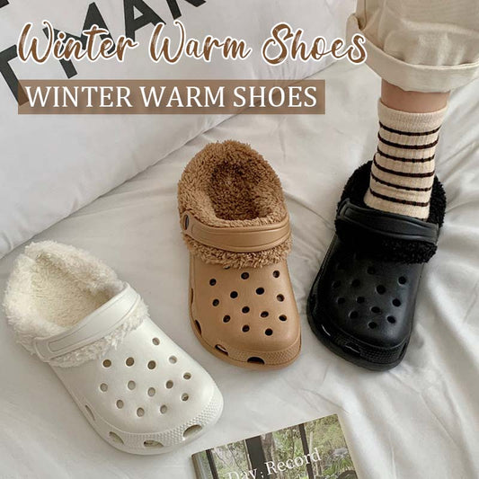Winter Warm Shoes With Fleece Lining