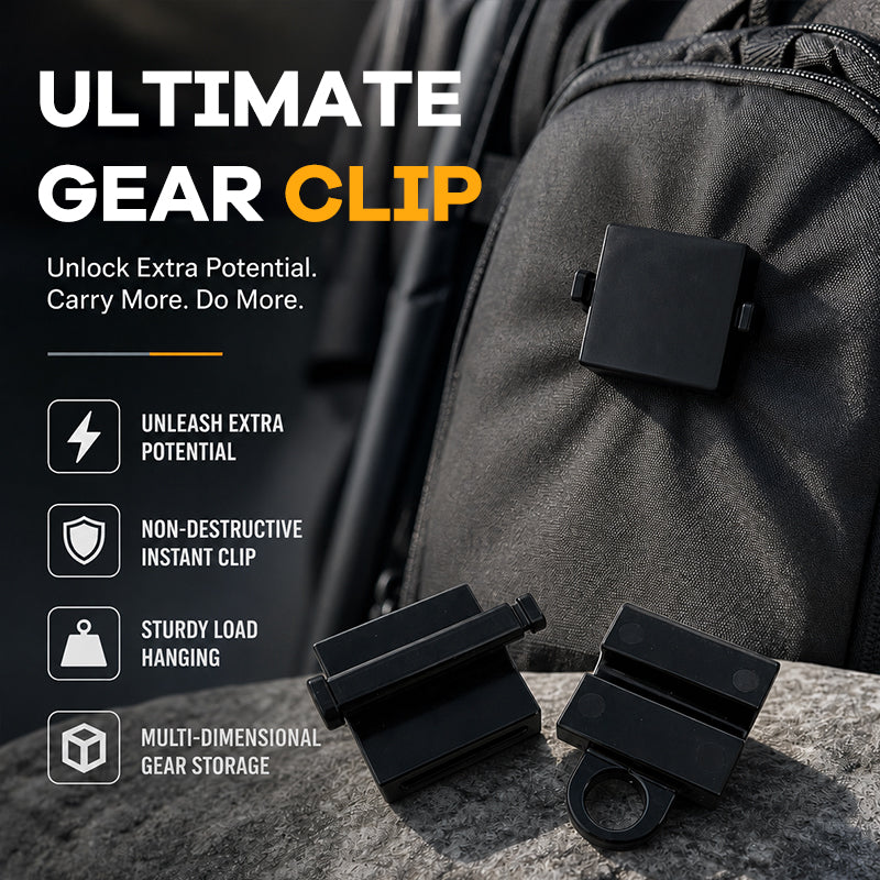 Backpack External Attachment Clip