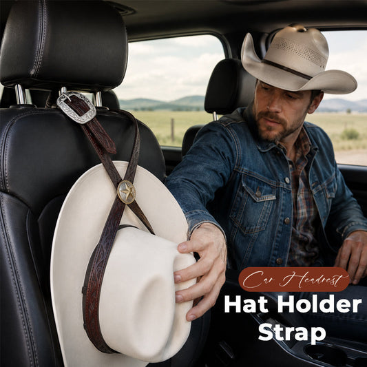🤠 Car Headrest Hat Holder Strap