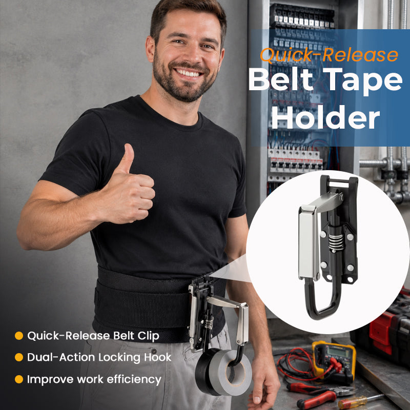 Quick-Release Belt Tape Holder