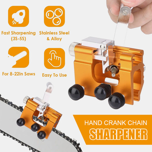 Hand Crank Chain Sharpener