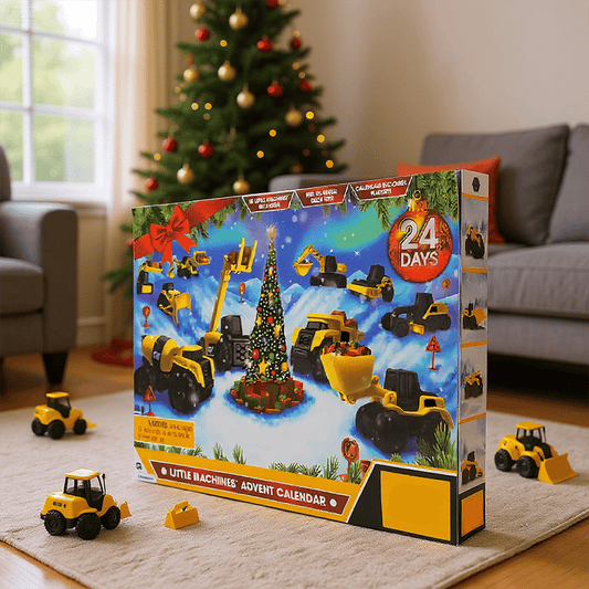 🔥LAST DAY 49% OFF🔥24 Days Christmas Countdown Calendar with Construction Truck