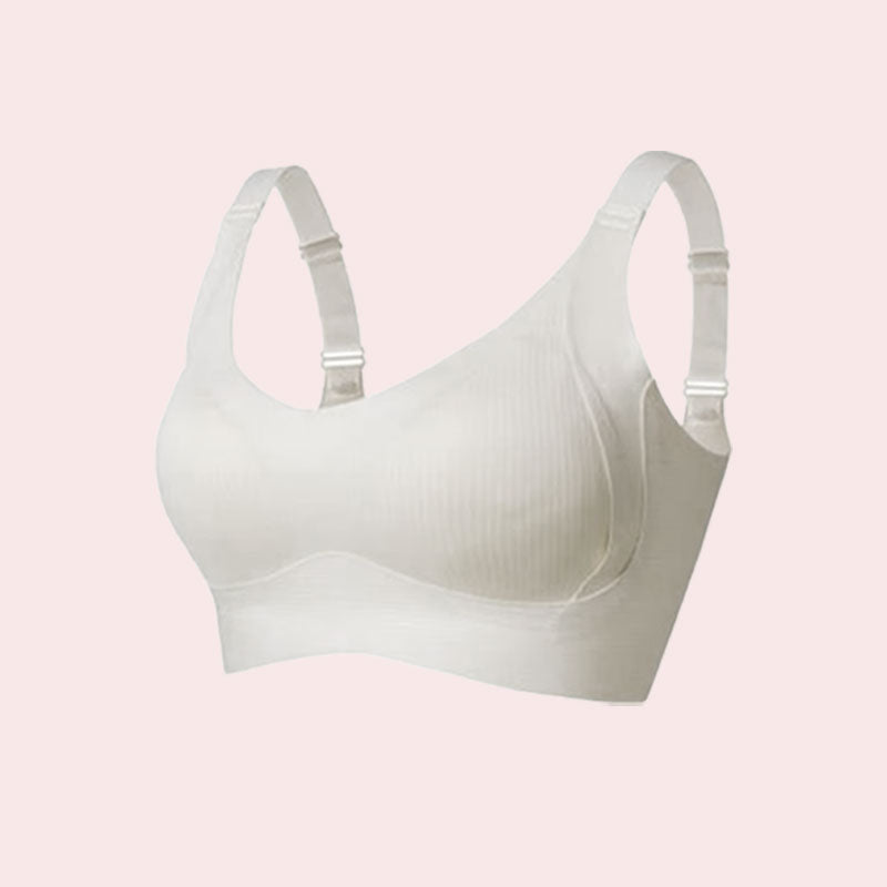 🎁Buy 1, get 3 packs🔥Ribbed knit bra with adjustable straps for women