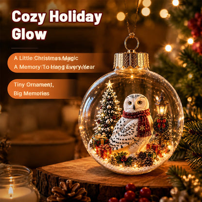 Animal Christmas Crystal Ball
