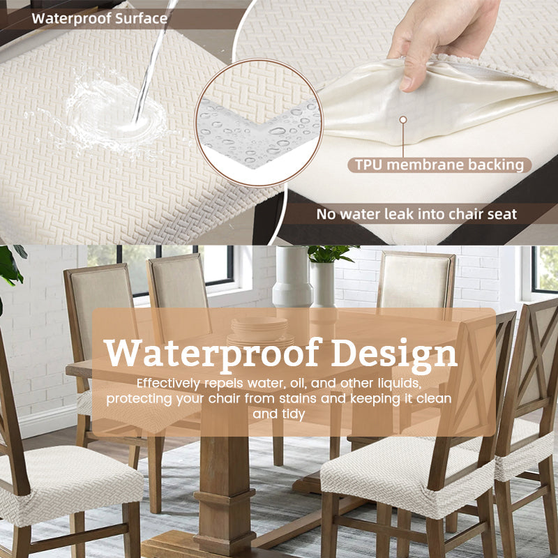 🎅🔥 Waterproof Jacquard Chair Covers – 49% OFF! Durable, Stylish & Easy-Clean
