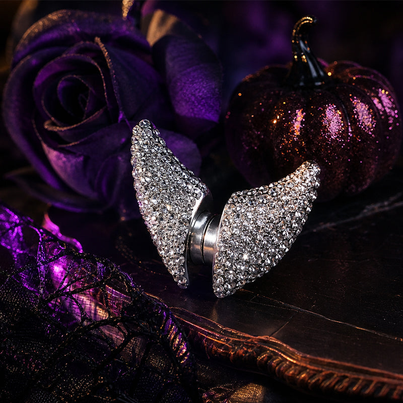 Rhinestone Wearable Magnetic Devil Horns