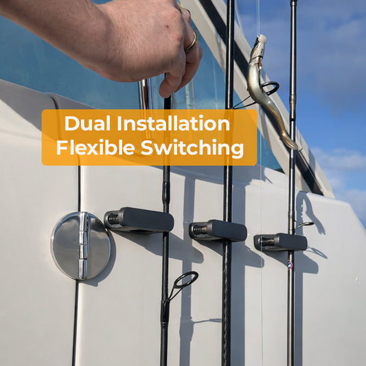 Wall Mounted Fishing Rod Holder