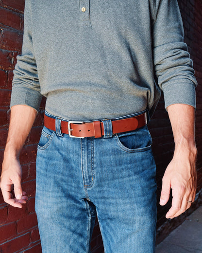 🔥 Handmade Full-grain Buffalo Leather Belt