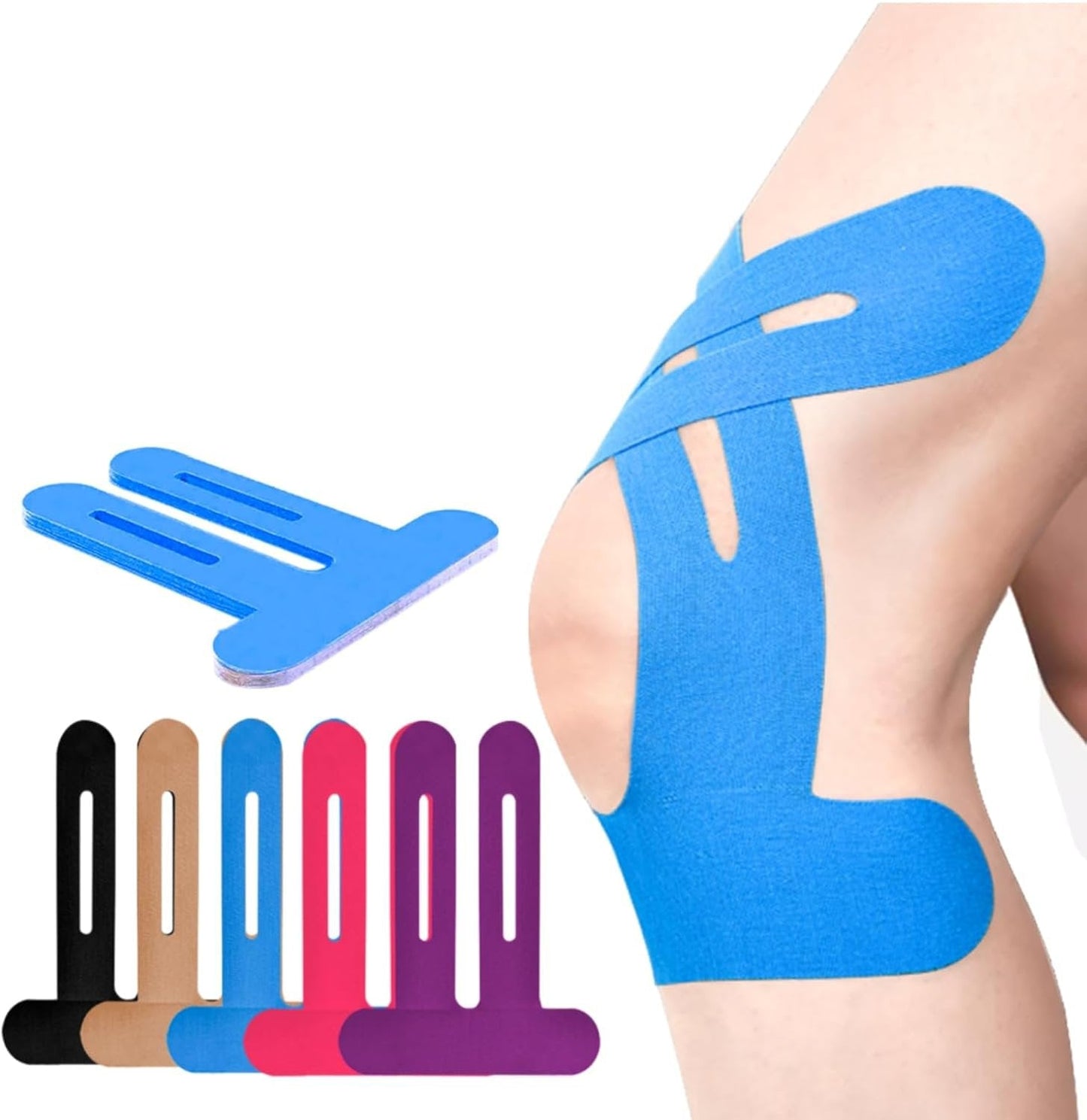 10 Pcs Precut Kinesiology Tape For Knees