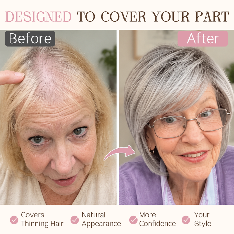 ✨ Clip-in Hair Bangs & Hair Piece for Women