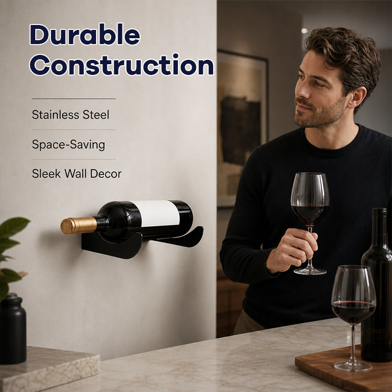 Wall-Mounted Wine Rack
