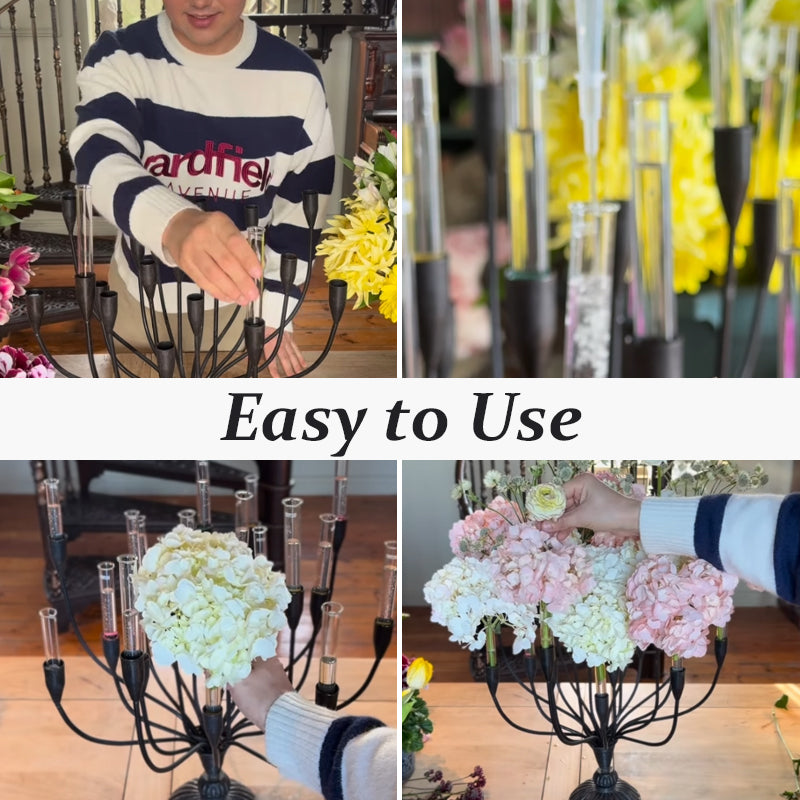 The Perfect Mother's Day Gift  - Vintage Candlestick Art Flower Stand