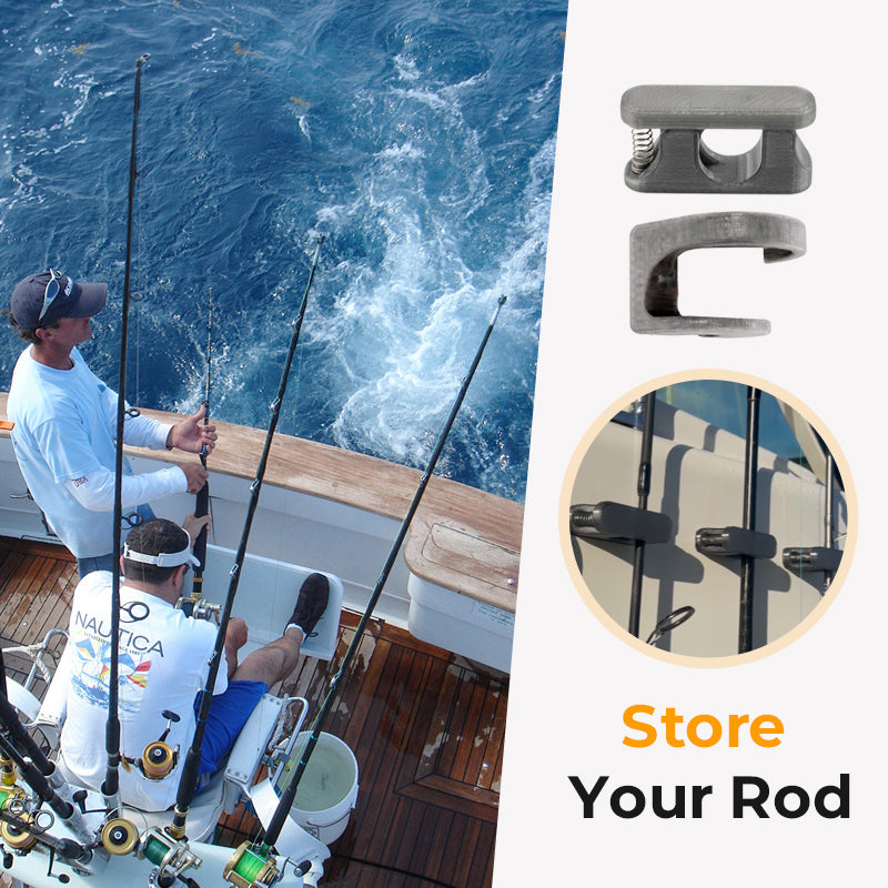 Wall Mounted Fishing Rod Holder