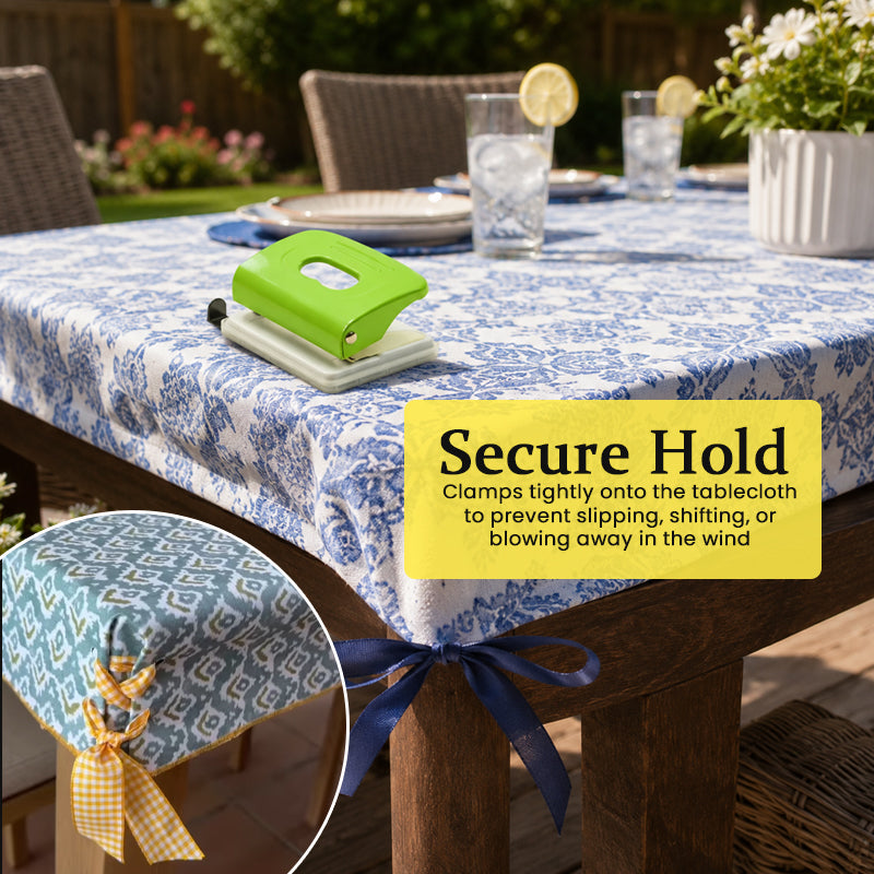 🍽️ Windproof Tablecloth Clips – Keep Your Tablecloth Secure Indoors & Outdoors