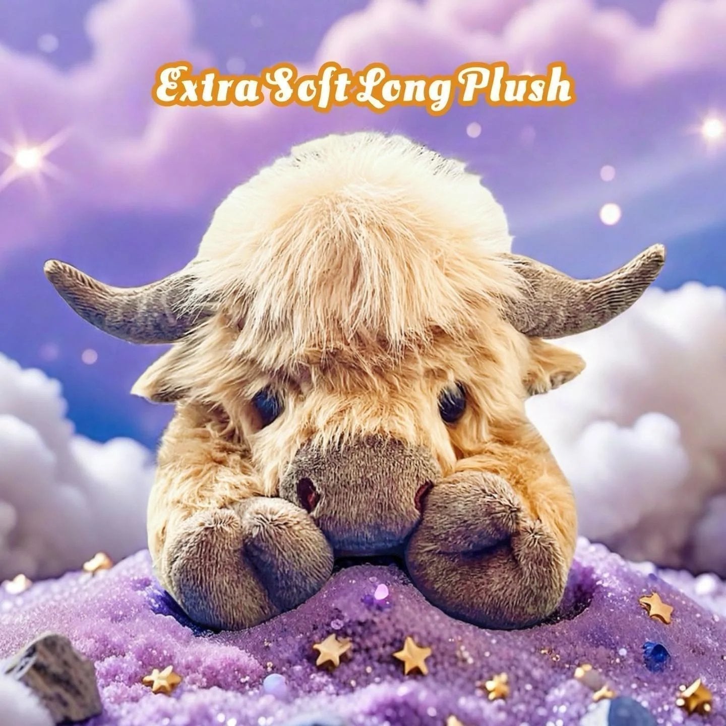 🔥 Last day 49% OFF 🎁Cute cartoon highland cow plush toy