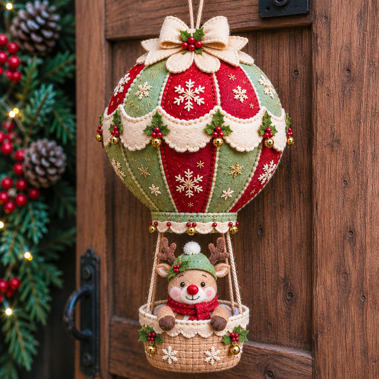 🎈 Christmas Hot Air Balloon Hanging DIY Kit