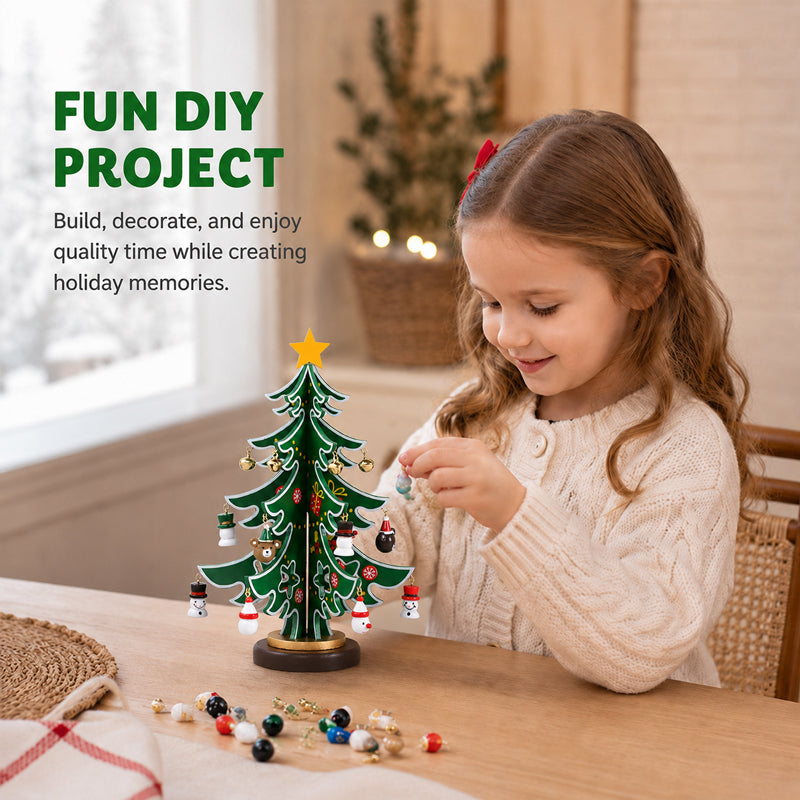 🎄 DIY Wooden Christmas Tree Ornament