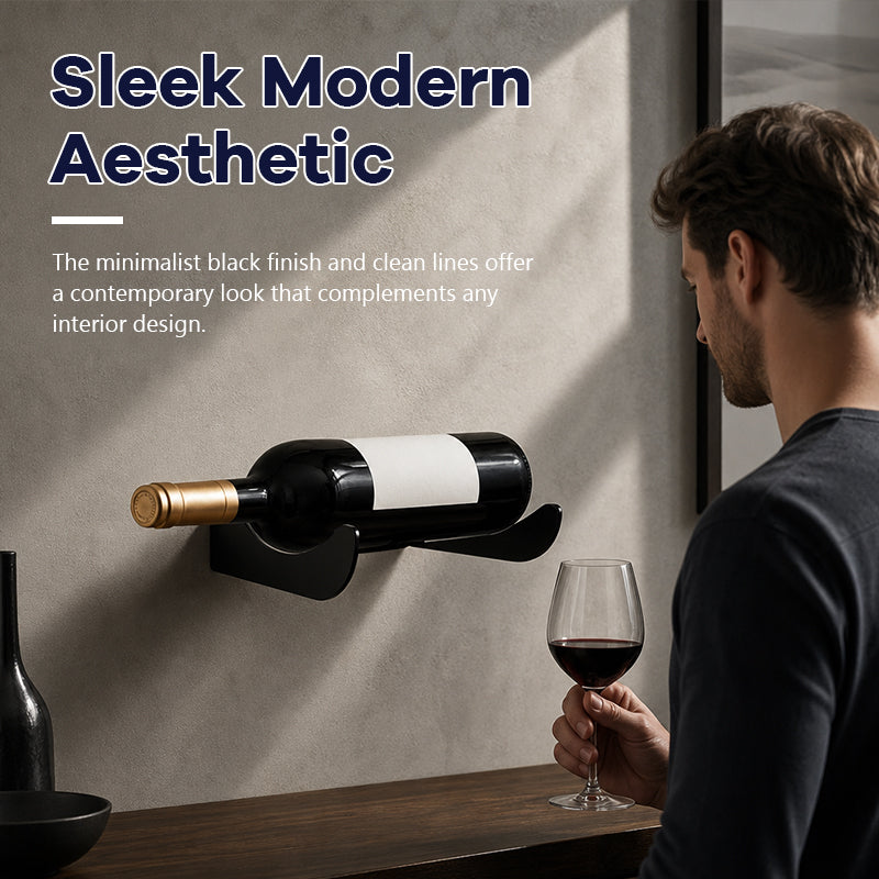 Wall-Mounted Wine Rack