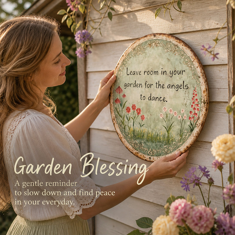 Garden Blessing Wall Sign