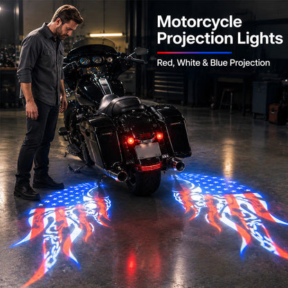 LED Motorcycle Projection Light 🏍️
