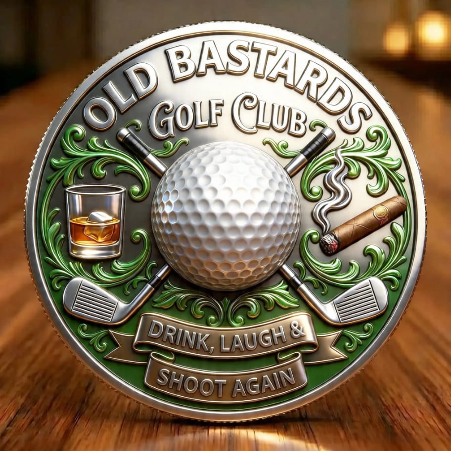 ⛳49% OFF -The Eternal Golfer's Challenge Coin