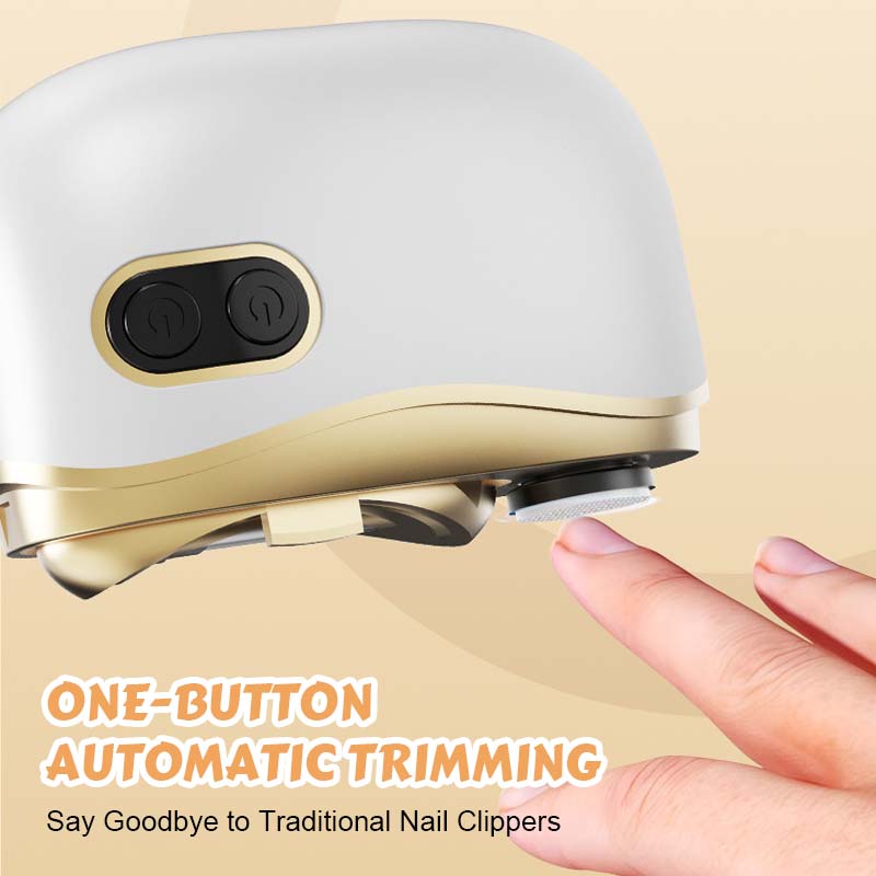 🔥 LAST DAY PROMOTION - 50%OFF 🔥💅2-in-1 Electric Nail Clipper & Polisher For Home Use 🏠🔧