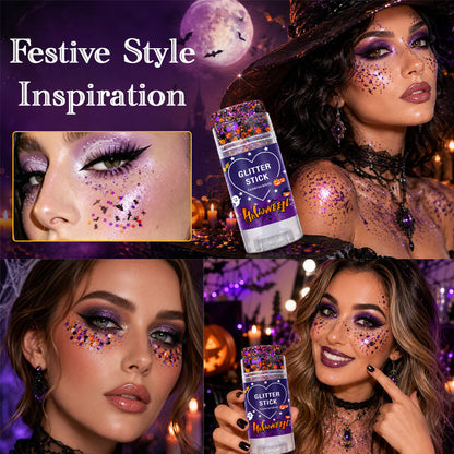 👻Magic Halloween Glitter Stick🤩Make you more enchanting on Halloween